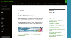 Desktop Screenshot of mcitponlinetraining.com